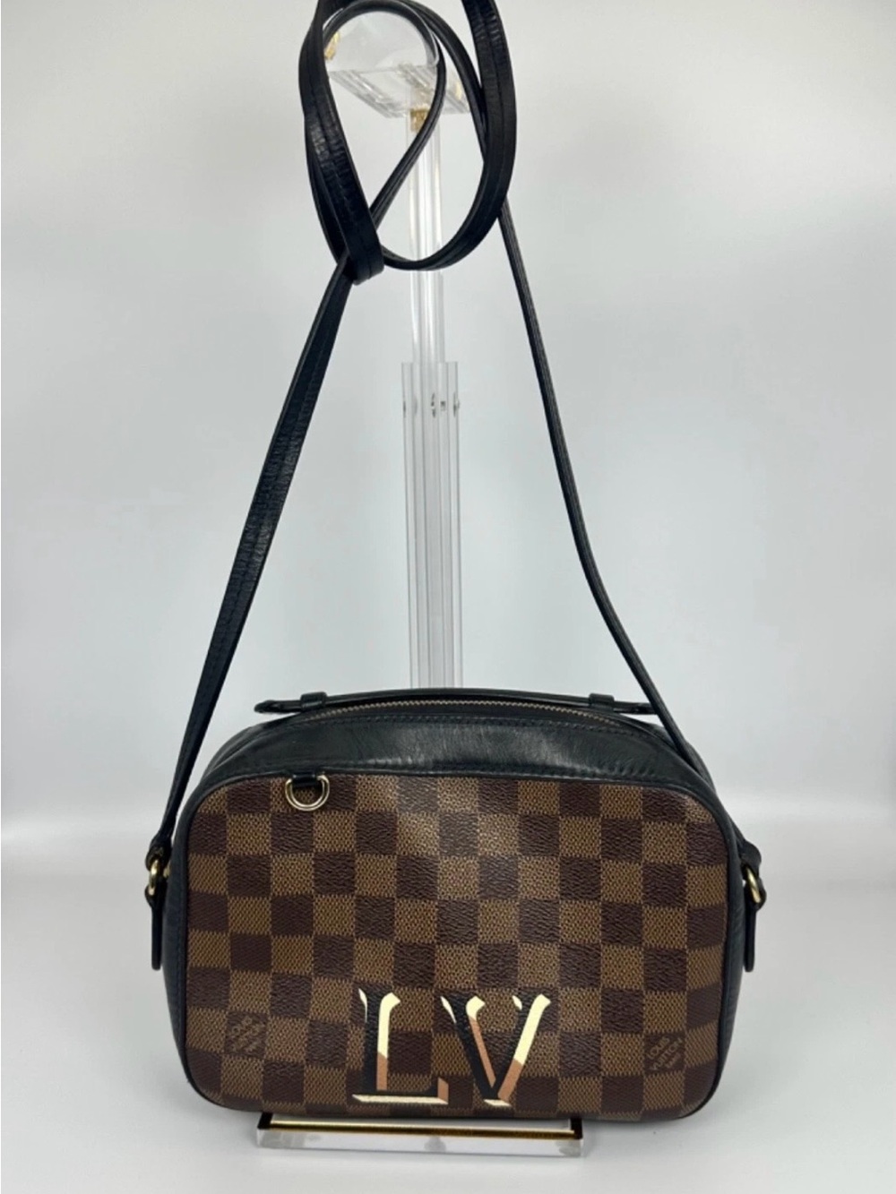 Louis Vuitton Santa Monica Damier Ebene Shoulder Bag